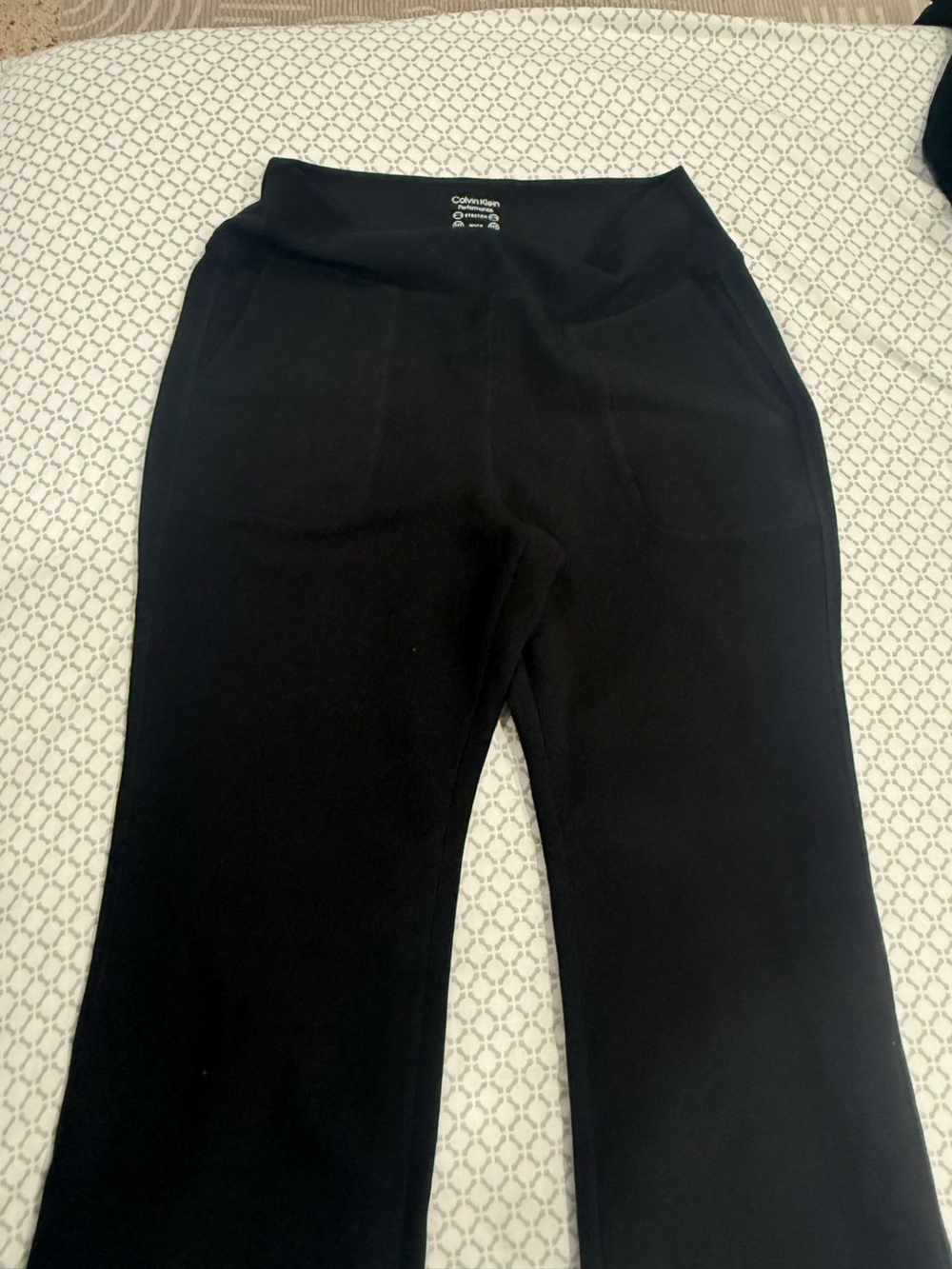 Calvin Klein Black Performance Stretch Leggings